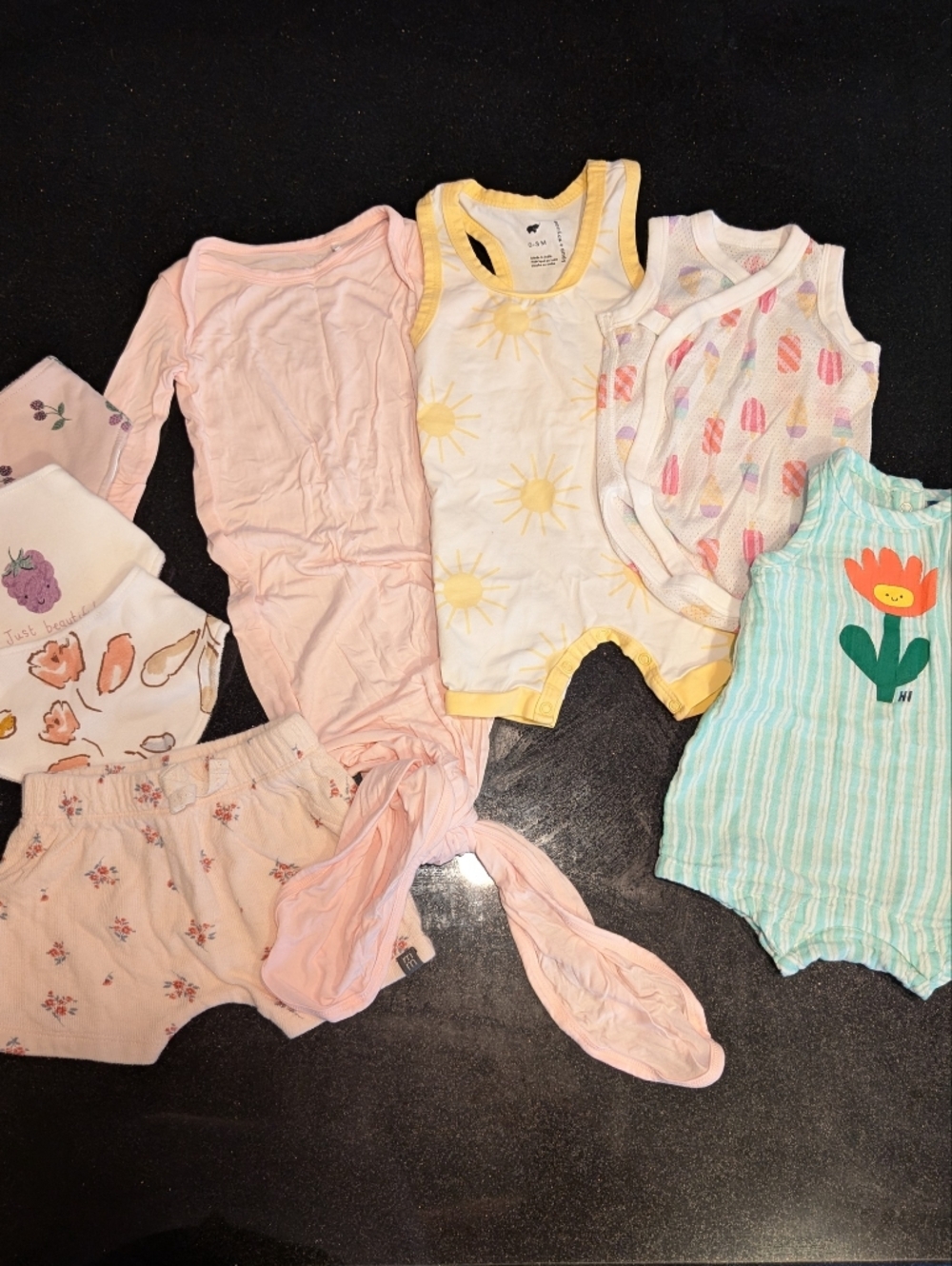 Bundle Of NB-3month Girls /Summery Clothing